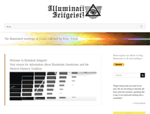 Tablet Screenshot of illuminati-zeitgeist.com